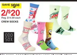 Dunham's Sports ODD SOX CREW SOCKS offer