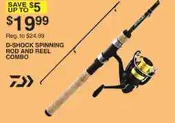 Dunham's Sports D-SHOCK SPINNING ROD AND REEL COMBO offer
