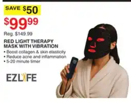 Dunham's Sports RED LIGHT THERAPY MASK WITH VIBRATION offer