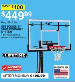 Dunham's Sports SFS POWER 54˝ 91002 PORTABLE SYSTEM offer