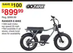 Dunham's Sports RANGER E-BIKE offer