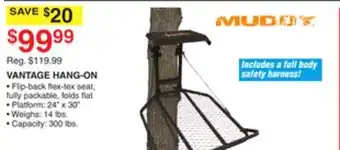 Dunham's Sports VANTAGE HANG-ON offer