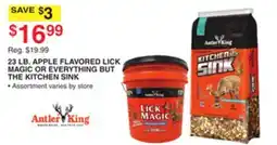 Dunham's Sports 23 LB. APPLE FLAVORED LICK MAGIC OR EVERYTHING BUT THE KITCHEN SINK offer