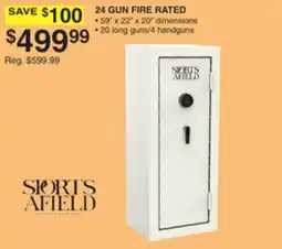 Dunham's Sports SPORTS AFIELD 24 GUN FIRE RATED offer