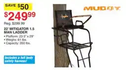Dunham's Sports MUDDY 22' MITIGATOR 1.5 MAN LADDER offer