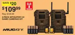 Dunham's Sports 2-PACK MITIGATOR 3.0 GAME CAMERAS KIT offer