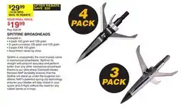 Dunham's Sports NAP SPITFIRE BROADHEADS offer