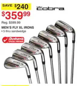 Dunham's Sports MEN'S FLY XL IRONS offer