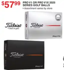 Dunham's Sports PRO V1 OR PRO V1X 2025 SERIES GOLF BALLS offer