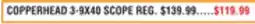 Dunham's Sports COPPERHEAD 3-9X40 SCOPE offer