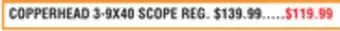 Dunham's Sports COPPERHEAD 3-9X40 SCOPE offer