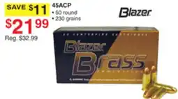 Dunham's Sports BLAZER BRASS offer