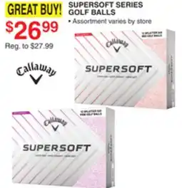Dunham's Sports SUPERSOFT SERIES GOLF BALLS offer