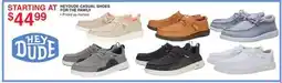 Dunham's Sports HEYDUDE CASUAL SHOES FOR THE FAMILY offer