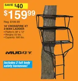 Dunham's Sports 18' CROSSFIRE XT 2-MAN LADDER offer