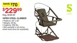 Dunham's Sports SUMMIT VIPER STEEL CLIMBER offer