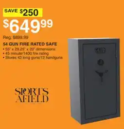 Dunham's Sports 54 GUN FIRE RATED SAFE offer