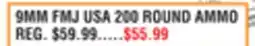 Dunham's Sports 9MM FMJ USA 200 ROUND AMMO offer