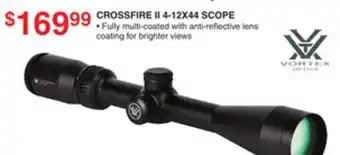 Dunham's Sports CROSSFIRE II 4-12X44 SCOPE offer