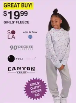 Dunham's Sports GIRLS' FLEECE offer
