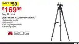 Dunham's Sports DEATHGRIP ALUMINUM TRIPOD offer
