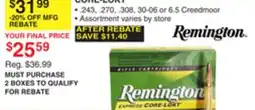 Dunham's Sports REMINGTON EXPRESS CORE-LOKT offer
