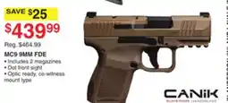 Dunham's Sports MC9 9MM FDE offer