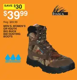 Dunham's Sports MEN'S, WOMEN'S OR YOUTH BIG BUCK 800 HUNTING BOOTS offer