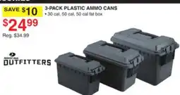 Dunham's Sports 3-PACK PLASTIC AMMO CANS offer