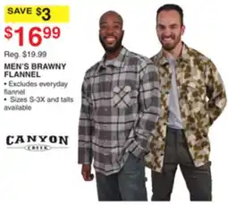 Dunham's Sports MEN'S BRAWNY FLANNEL offer