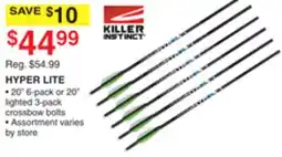 Dunham's Sports KILLER INSTINCT HYPER LITE offer
