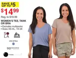 Dunham's Sports WOMEN'S TEE, TANK OR BRA offer