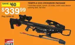 Dunham's Sports KILLER INSTINCT TEMPR-X CCD CROSSBOW PACKAGE offer