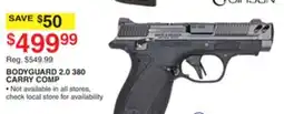 Dunham's Sports SMITH & WESSON BODYGUARD 2.0 380 CARRY COMP offer