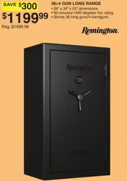 Dunham's Sports REMINGTON 36+4 GUN LONG RANGE offer