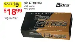 Dunham's Sports BLAZER BRASS AMMUNITION offer