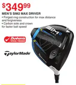 Dunham's Sports MEN'S SIM2 MAX DRIVER offer