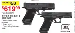 Dunham's Sports G17 OR G19 GEN 6 ORS 9MM offer