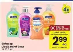 Safeway Softsoap Liquid Hand Soap offer