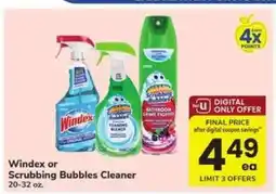 Safeway Windex or Scrubbing Bubbles Cleaner offer