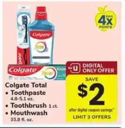 Safeway Colgate Total offer