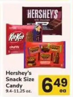 Safeway Hershey's Snack Size Candy offer