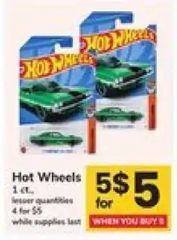 Safeway Hot Wheels offer