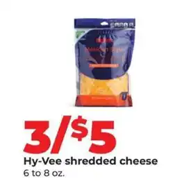 Hy-Vee Hy-Vee shredded cheese offer