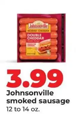 Hy-Vee Johnsonville Smoked Sausage offer