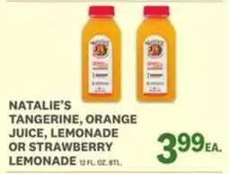 Kings Food Markets Natalie's tangerine, orange juice, lemonade or strawberry lemonade offer