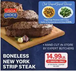 Kings Food Markets Boneless New York Strip Steak offer