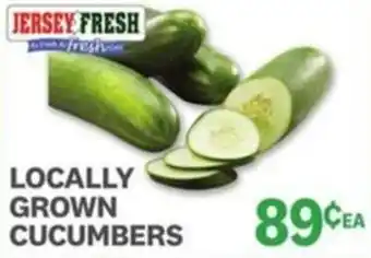 Jersey Fresh Locally Grown Cucumbers