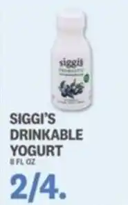 Kings Food Markets Siggis drinkable yogurt offer
