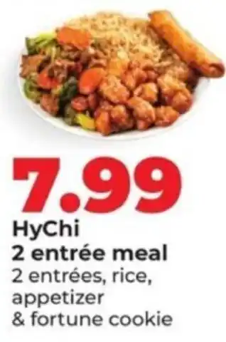 HyChi 2 entrée meal